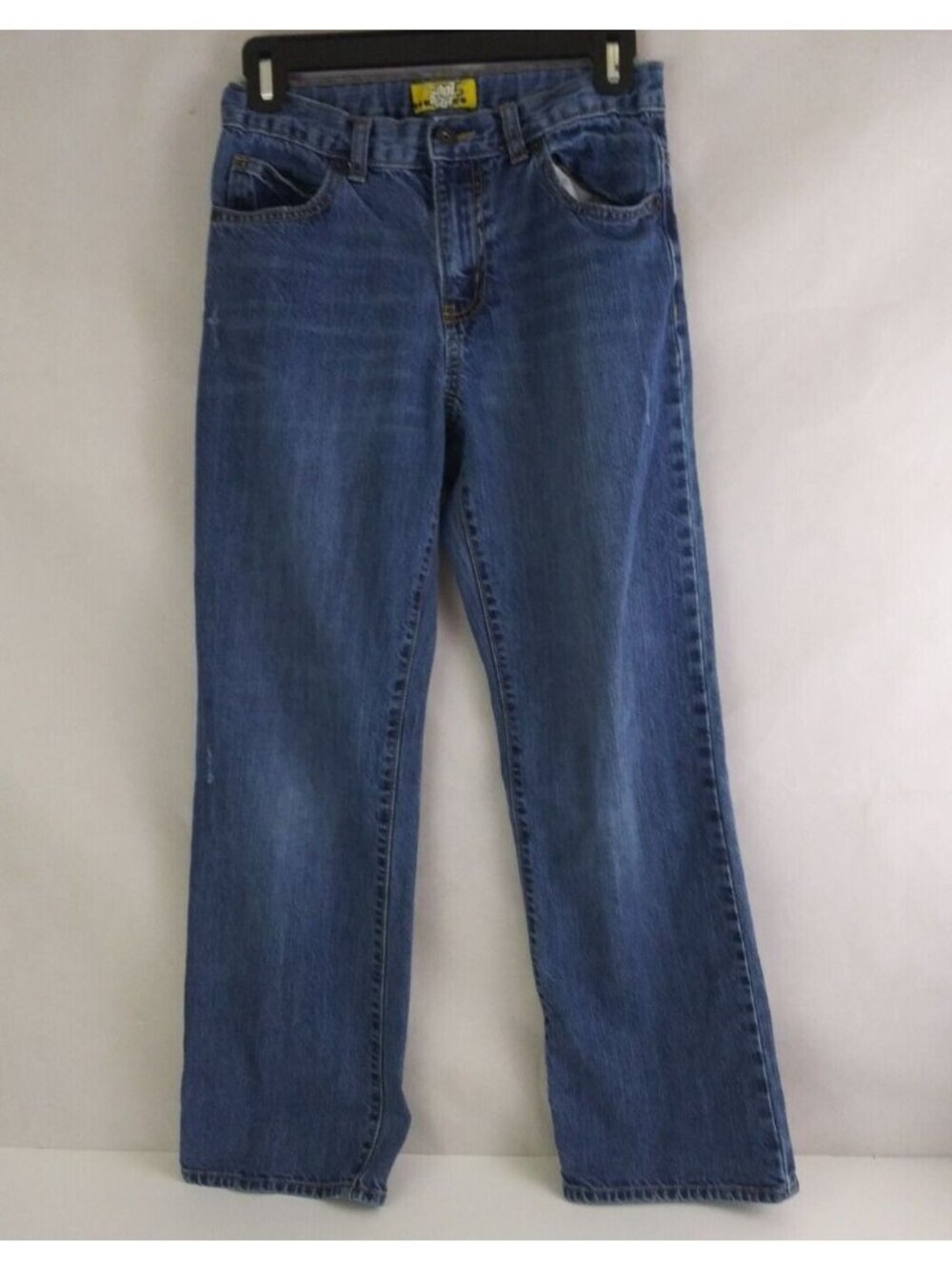 Old Navy Distressed Regular Fit Adjustable Waist Bootcut Jeans Boys Size 14